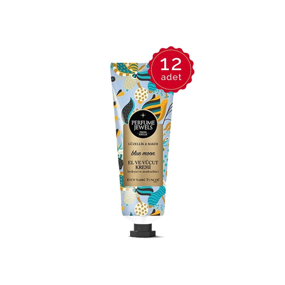 Eyüp Sabri Tuncer Perfume Jewels Blue Moon El ve Vücut Kremi 50 ML x 12 Adet