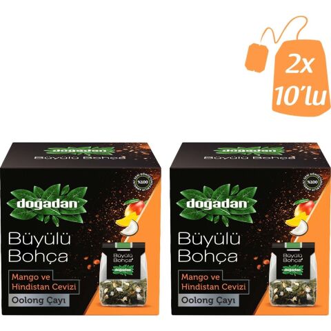 Doğadan Büyülü Bohça Oolong Çayı Mango ve Hindistan Cevizi x 2