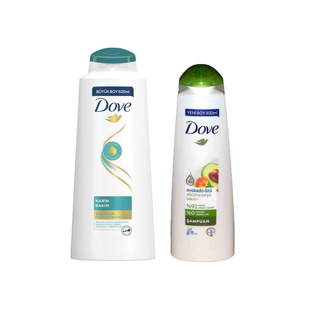 Dove Şampuan Narin Bakım ve Bakım Şampuanı Avokado Özlü