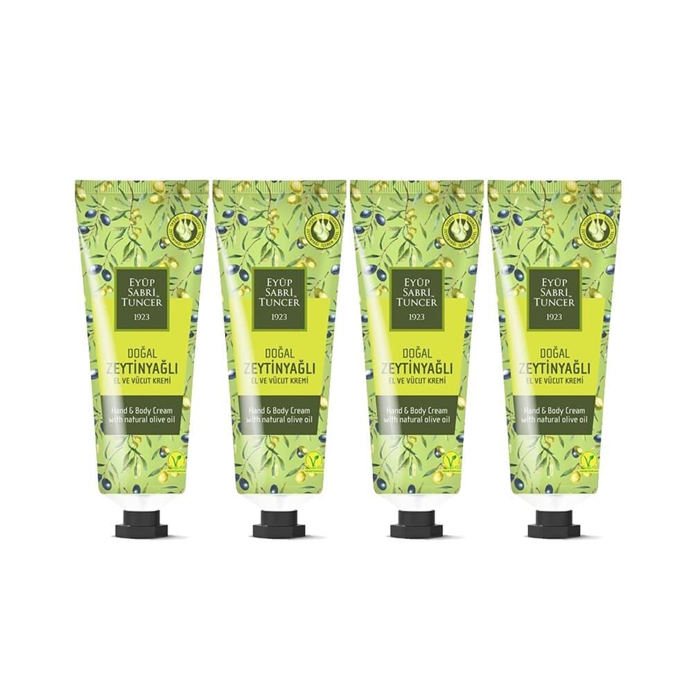 Eyüp Sabri Tuncer Doğal Zeytinyağlı El Ve Vücut Kremi 50 Ml Tüp x 4 Adet