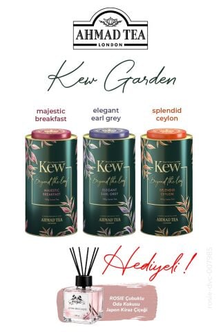 3'lü Kutu Kew Garden Serisi 100 G ve ROSIE oda kokusu