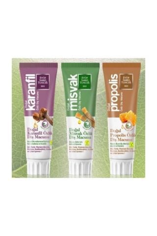 Eyüp Sabri Tuncer 3 lü Paket Diş Macunu