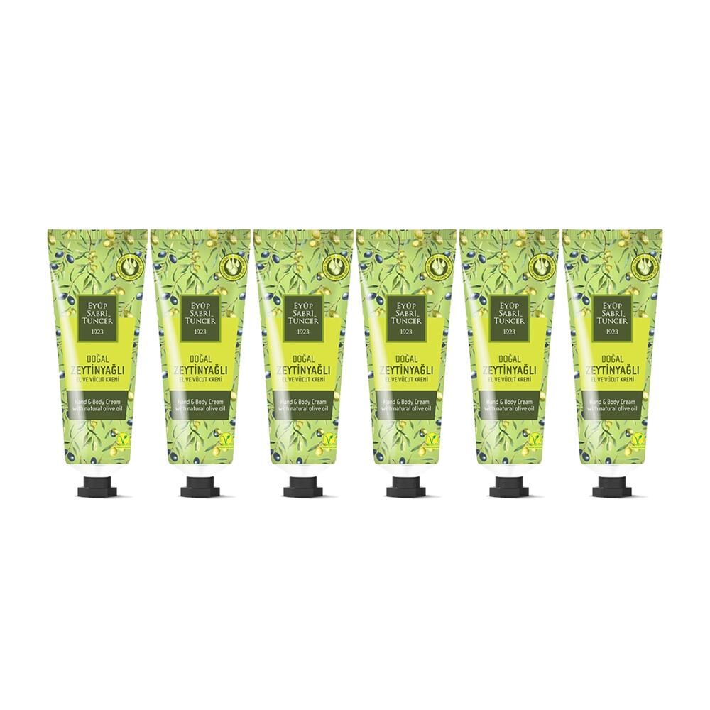 Eyüp Sabri Tuncer Doğal Zeytinyağlı El Ve Vücut Kremi 50 Ml Tüp x 6 Adet
