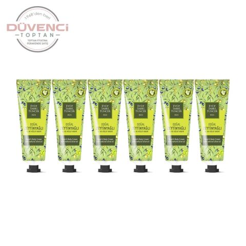 Eyüp Sabri Tuncer Doğal Zeytinyağlı El Ve Vücut Kremi 50 Ml Tüp x 6 Adet