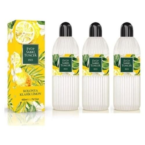 Eyüp Sabri Tuncer Klasik Limon Koonyası 80 Derece Pet 400 ML x 3