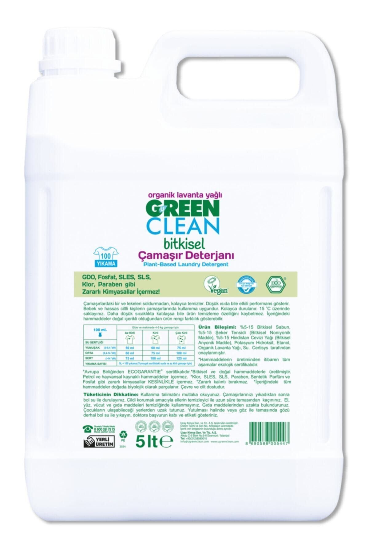Green Clean Organik Çamaşır Deterjanı 5 Lt