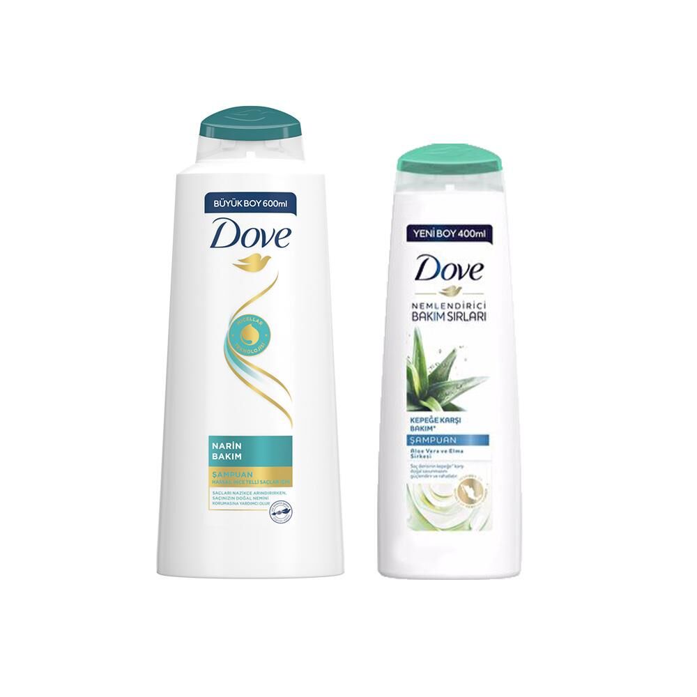 Dove Şampuan Narin Bakım ve Bakım Şampuanı Aloe Vera Kepek Karşıtı