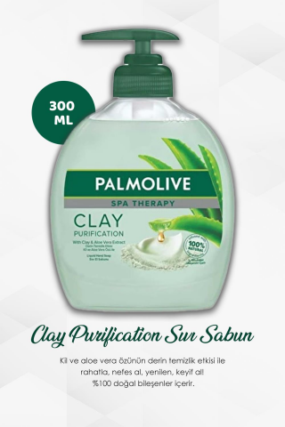 Palmolive Feel Relaxed Duş Jeli 1000 ml,Clay Purification Sıvı Sabun 300 ml ve ROSIE