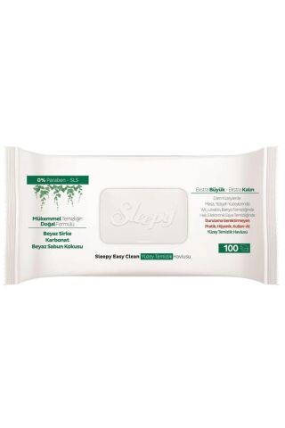 Sleepy Easy Clean Yüzey Temizlik Havlusu 100' lü x 4 Adet