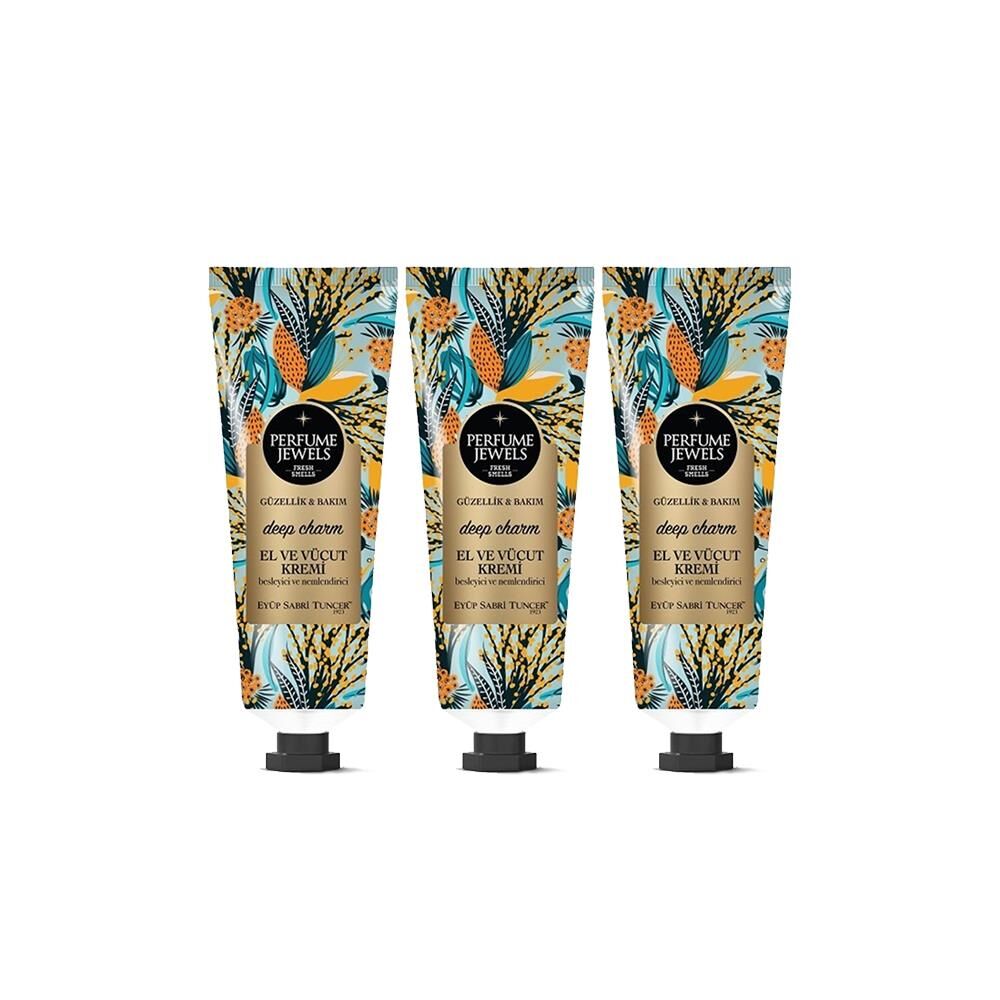 Eyüp Sabri Tuncer Perfume Jewels Deep Charm El Kremi 50 ML x 3 Adet