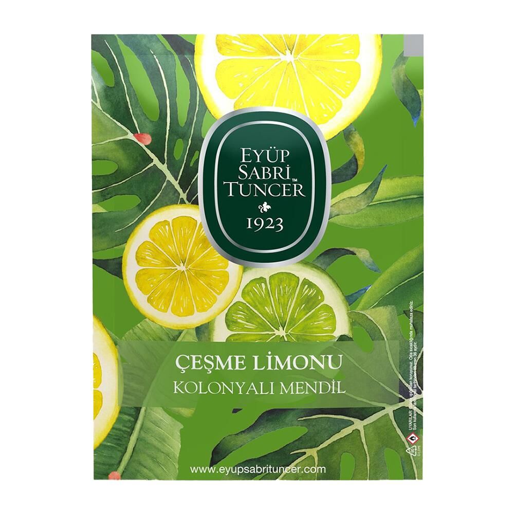 Eyüp Sabri Tuncer Çeşme Limonu Kolonyalı Mendil 50'li