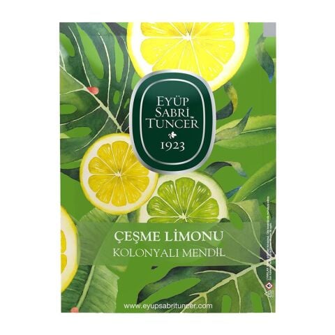 Eyüp Sabri Tuncer Çeşme Limonu Kolonyalı Mendil 50'li