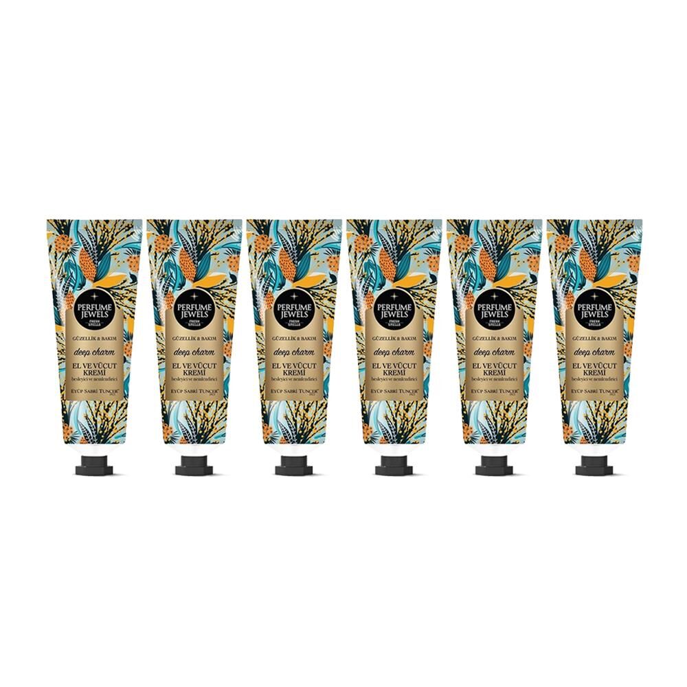 Eyüp Sabri Tuncer Perfume Jewels Deep Charm El Kremi 50 ML x 6 Adet