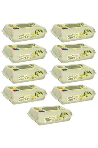 Baby Turco Turco Baby Islak Havlu 90'lı Zeytinyağlı X9 Adet