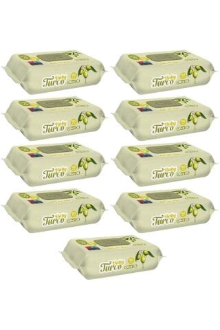 Baby Turco Turco Baby Islak Havlu 90'lı Zeytinyağlı X9 Adet