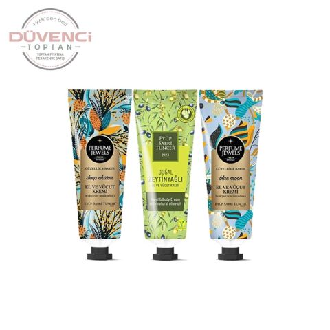 Eyüp Sabri Tuncer Perfume Jewels Deep Charm, Blue Moon, Zeytinyağlı El Kremi 50 ML
