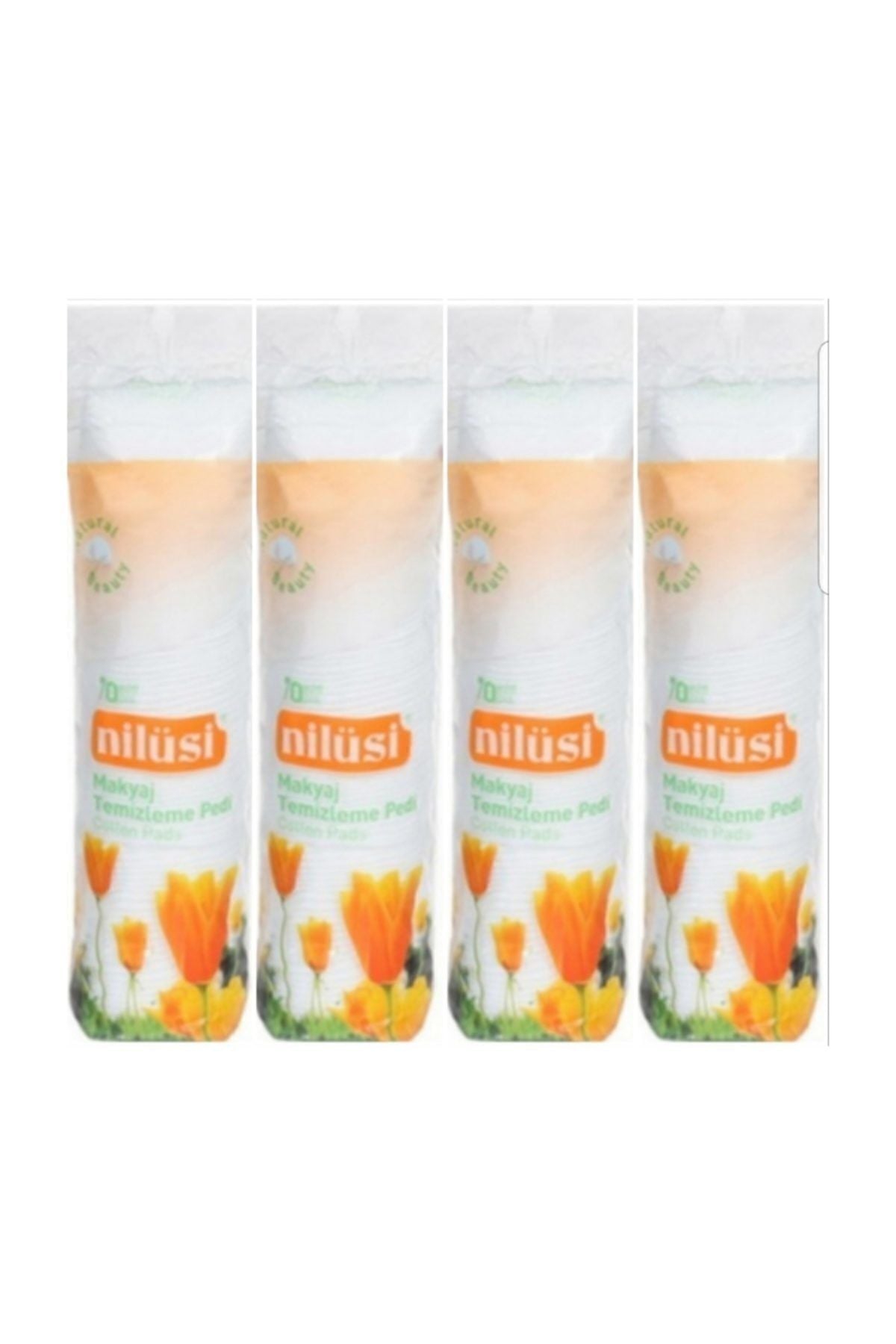 İpek Nilüsi Makyaj Temizleme Pedi 70 Li X 4 Paket