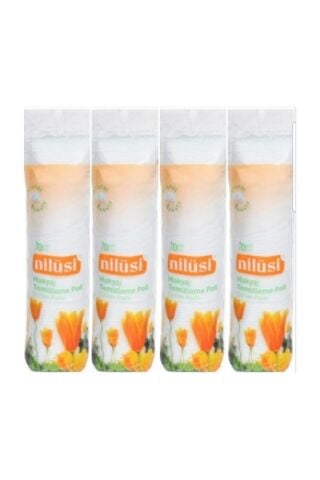 İpek Nilüsi Makyaj Temizleme Pedi 70 Li X 4 Paket