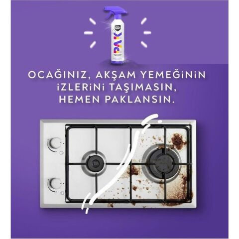 Selsil Pak 4 'lü 500 ml Mucize Köpük Temizleyici Sprey Yağ Sökücü, Parlatıcı