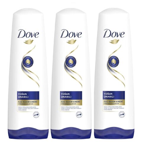 Dove Yoğun Onarıcı Saç Bakım Kremi 350 ml x 3
