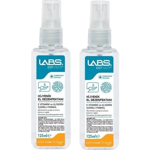 Eyüp Sabri Tuncer Labs El Dezenfektanı 125 ml x 2 adet