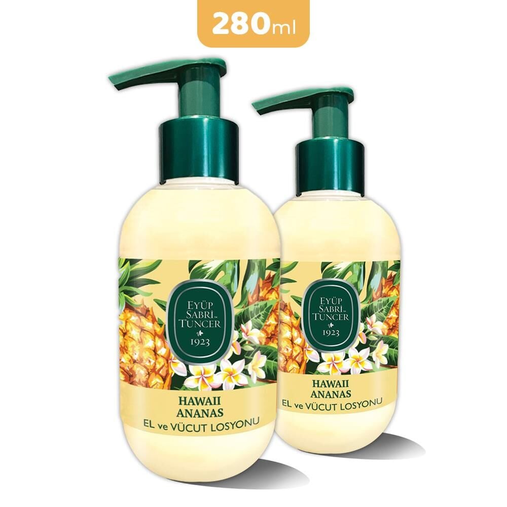 Eyüp Sabri Tuncer Hawaii Ananas El ve Vücut Losyonu 280 ml x 2