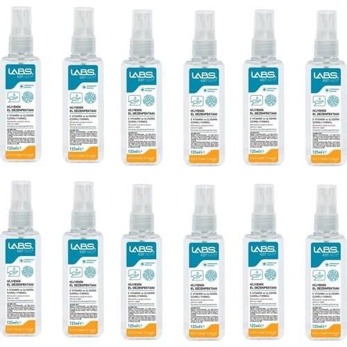 Eyüp Sabri Tuncer Labs El Dezenfektanı 125 ml x 12 Adet
