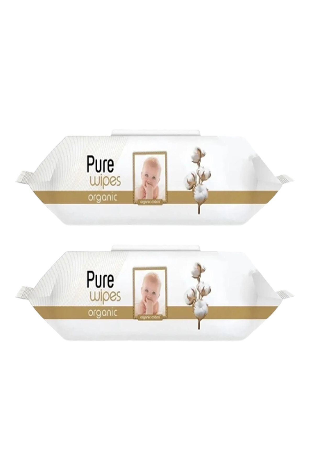 Pure Baby Organik Pamuklu 180 Yaprak (90x2) Islak Havlu
