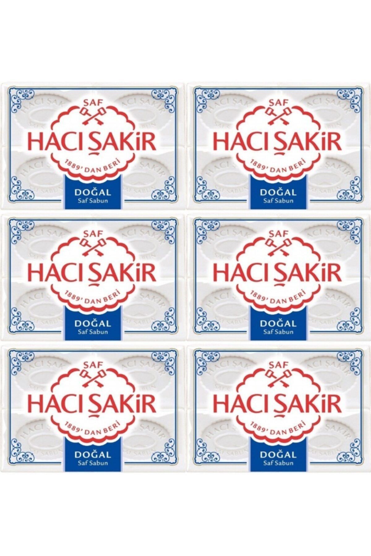 Hacı Şakir Kalıp Sabun 4'lü Doğal 600gr. X 6 Adet