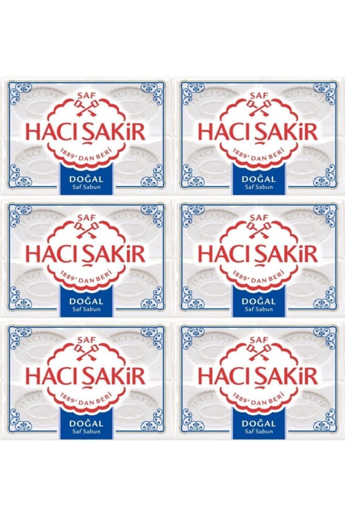 Hacı Şakir Kalıp Sabun 4'lü Doğal 600gr. X 6 Adet