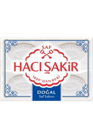 Hacı Şakir Kalıp Sabun 4'lü Doğal 600gr. X 6 Adet