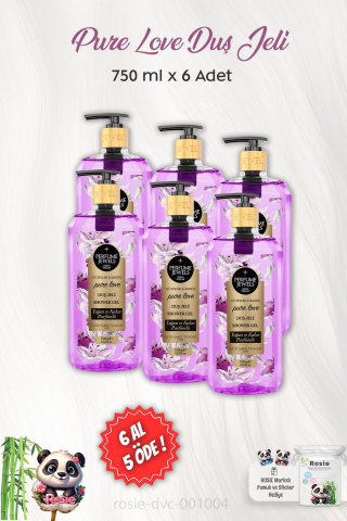 6 AL 5 ÖDE Eyüp Sabri Tuncer Pure Love Duş Jeli 750 ml ve ROSIE