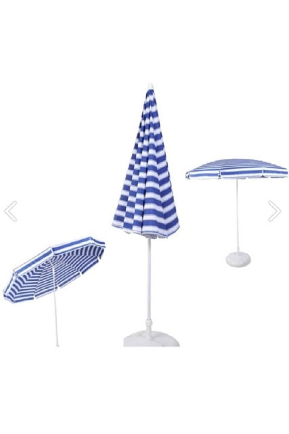 Plaj Balkon Deniz Bahçe Şemsiyesi Katlanır Kolay Kullanım 2 Metre ( Bidon Hediye )