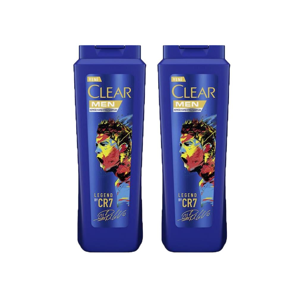 Clear Men Kepeğe Karşı Etkili Şampuan Legend By Cr7 Cristiano Ronaldo 325 ml x 2