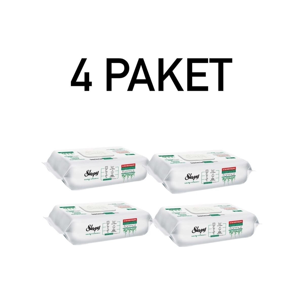 Sleepy Easy Clean Yüzey Temizleme Havlusu 100LÜ 4 Paket