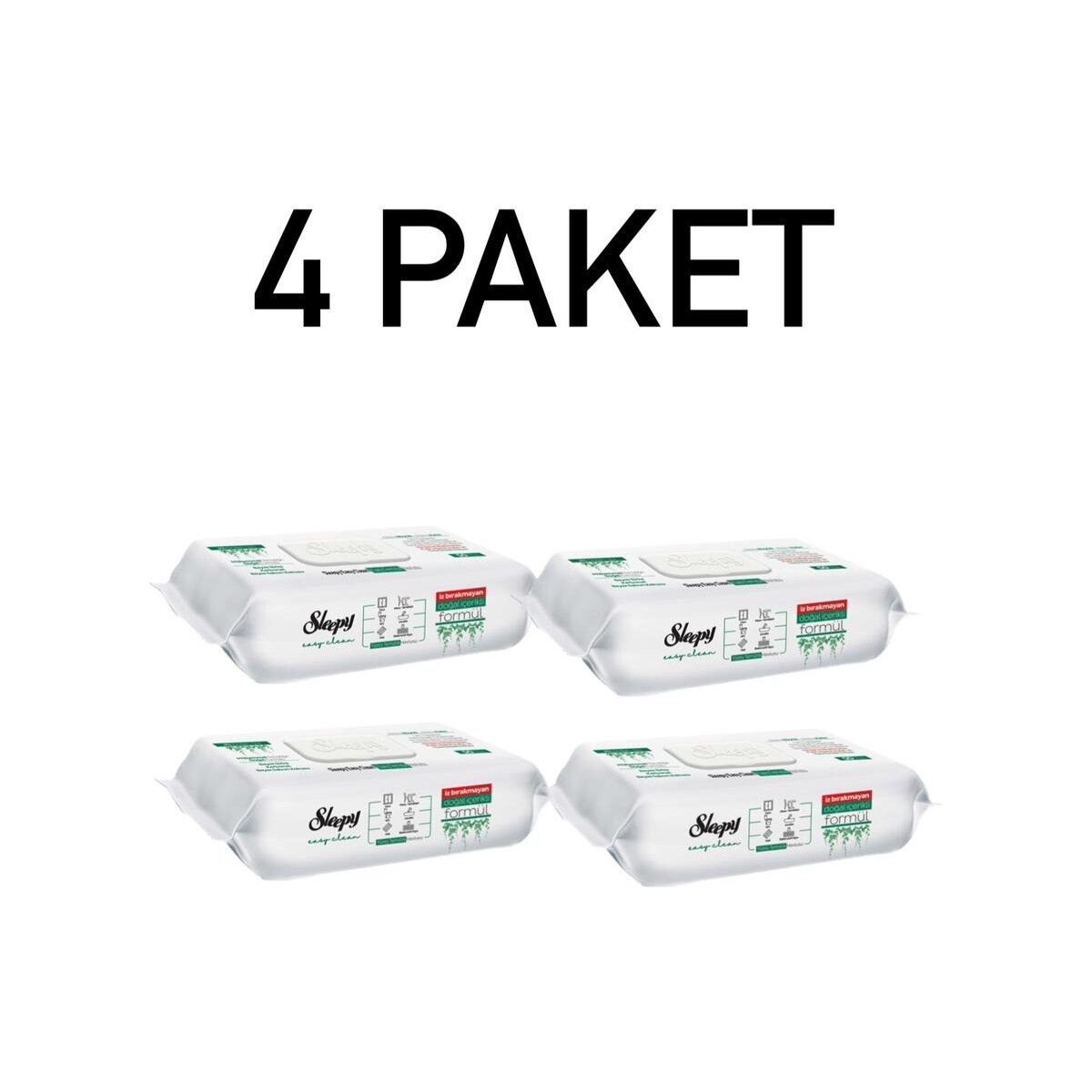 Sleepy Easy Clean Yüzey Temizleme Havlusu 100LÜ 4 Paket