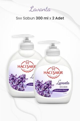 Hacı Şakir Lavanta Dinlendirici Sıvı Sabun 300 ml x 2 Adet