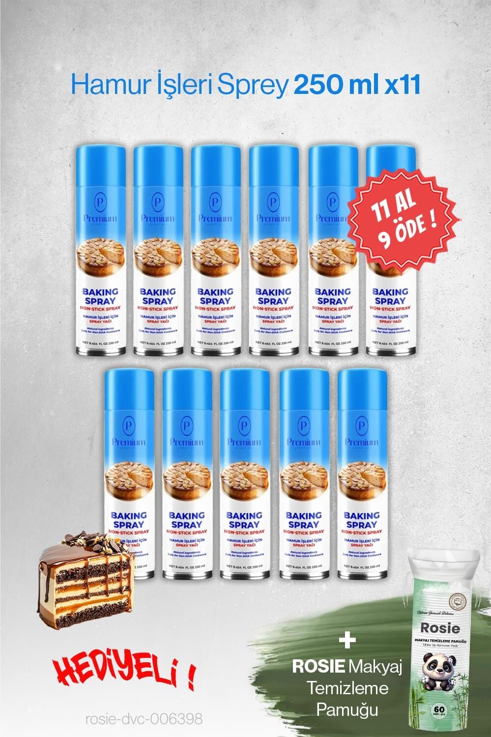 Premium 11 AL 9 ÖDE, 250 ML Hamur İşleri Hediyeli