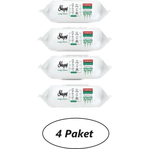 Sleepy Easy Clean Yüzey Temizlik Havlusu 100 Yaprak (4 Adet)