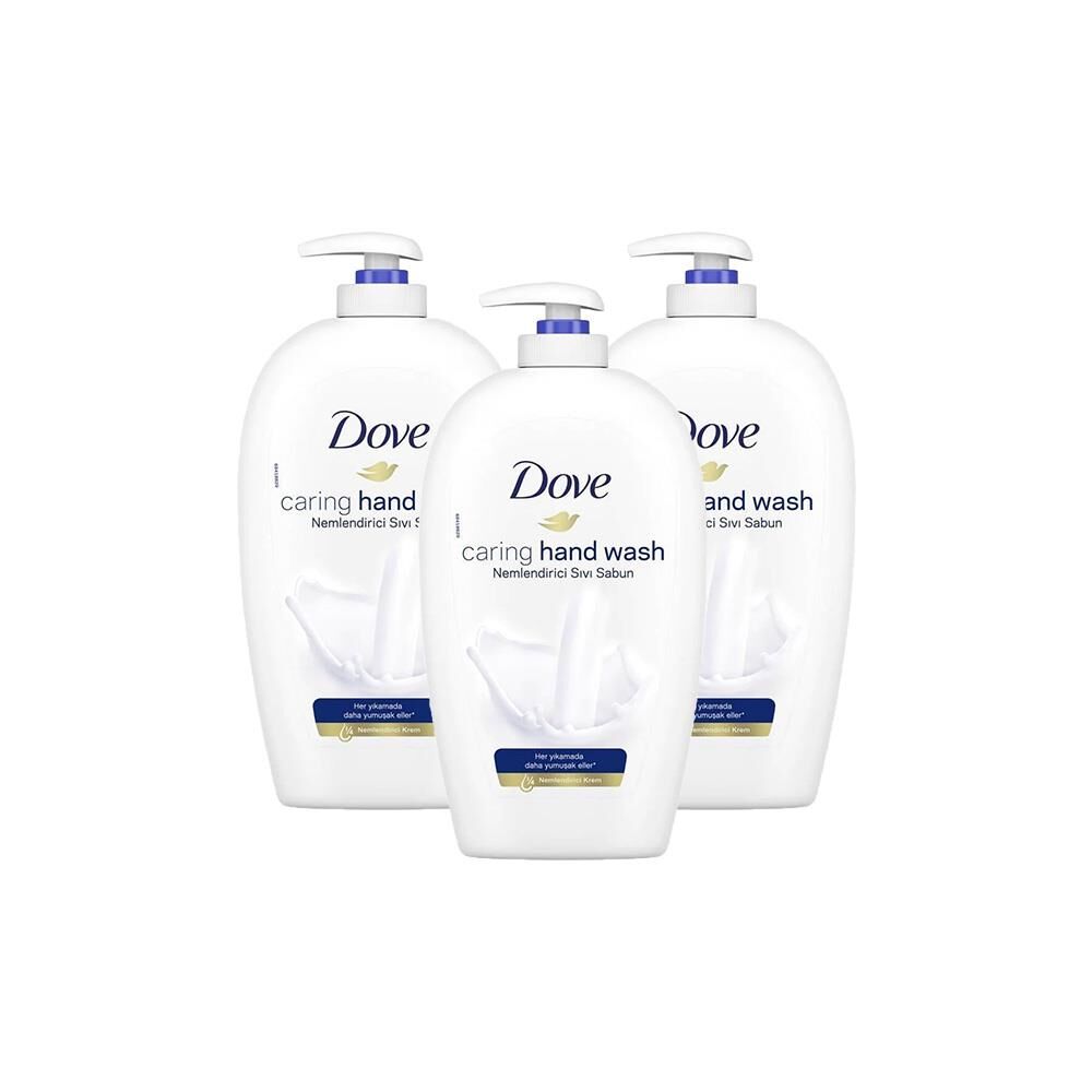 Dove Caring Hand Wash Nemlendirici Sıvı Sabun x 3
