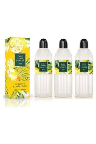 Eyüp Sabri Tuncer Klasik Limon Kolonyası 80 Derece Pet Şişe 400 ml x 3 Adet