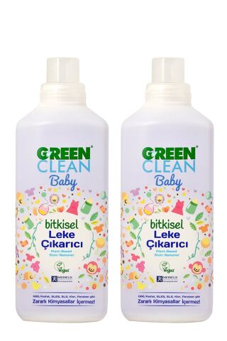 Green Clean Baby Leke Çıkarıcı 1 L x 2