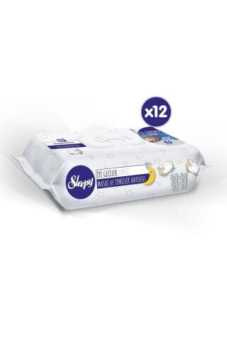Sleepy Lavanta Yağlı Masaj Ve Temizlik Havlusu 12 x 40 (480 Yaprak)