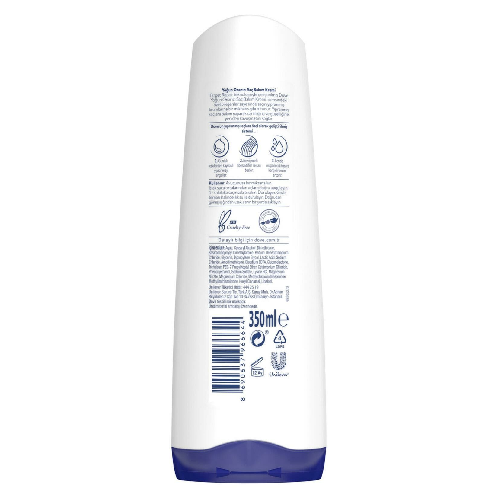 Dove Yoğun Onarıcı Saç Bakım Kremi 350 ml