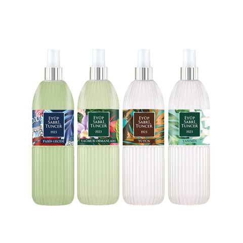Eyüp Sabri Tuncer Kolonya Seti, Paris Gecesi, Yasemin, Yağmur Ormanları, Tütün Kolonyası 150 ml