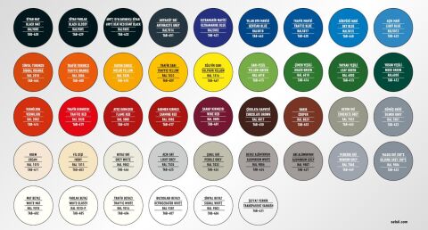 Selsil 400 ml x 7, Mat Beyaz Akrilik Sprey Boya ve Rosie