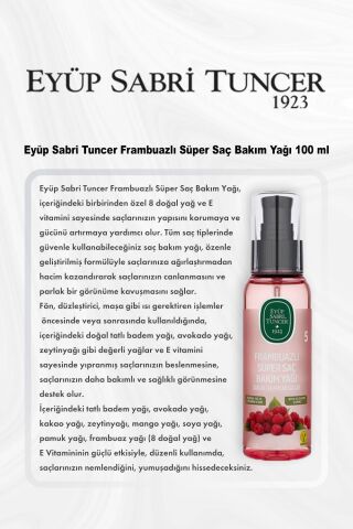 Eyüp Sabri Tuncer Frambuazlı Süper Saç Bakım Yağı 100 ml 5 Al 4 Öde ve Rosie Pamuk