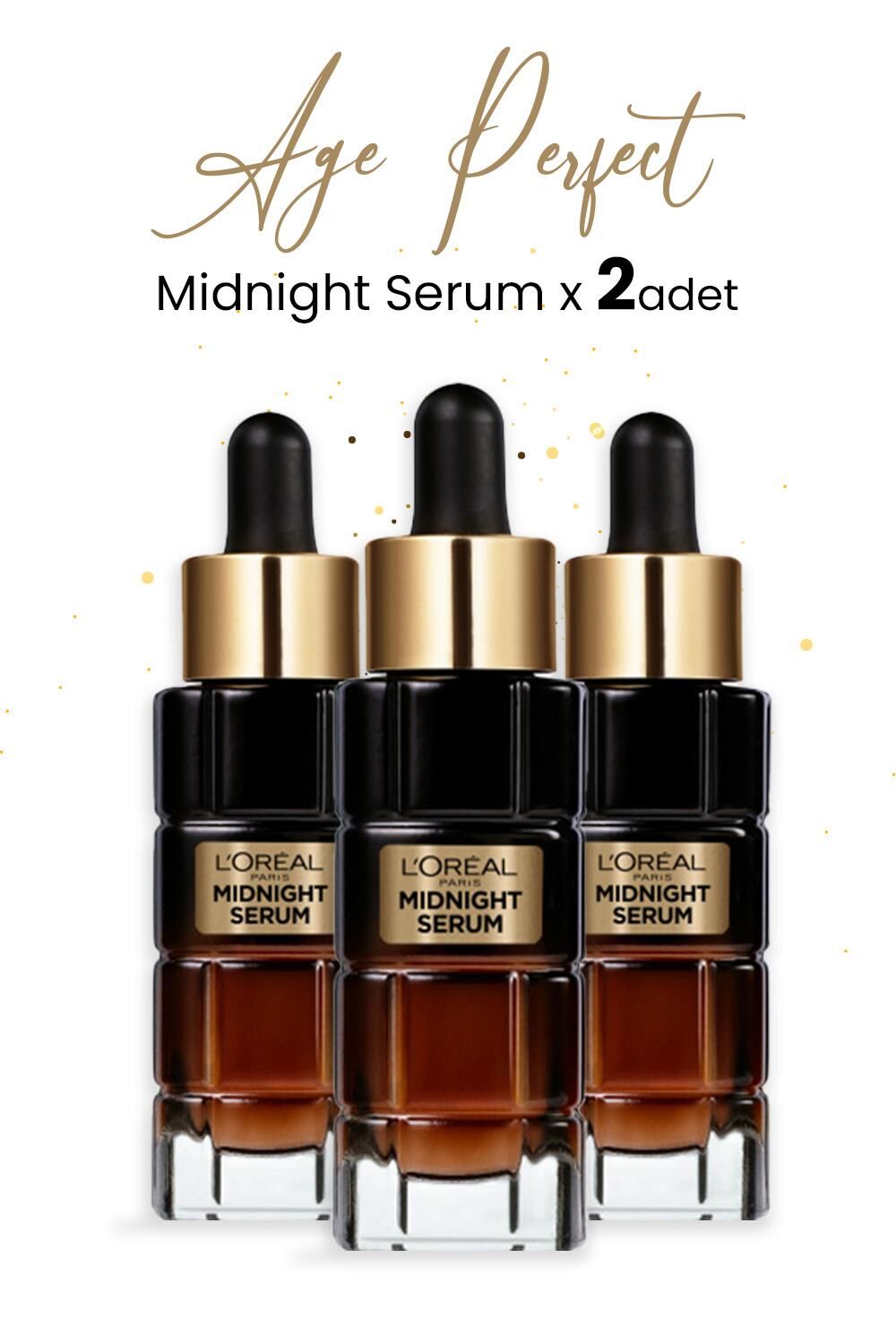 Loreal Paris Age Perfect Midnight Serum 30 ml x 3 Adet