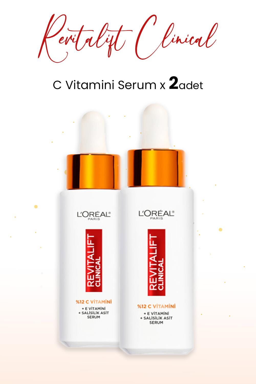 Loreal Paris Revitalift Clinical Serum C Vitamini 30 ml x 2 Adet
