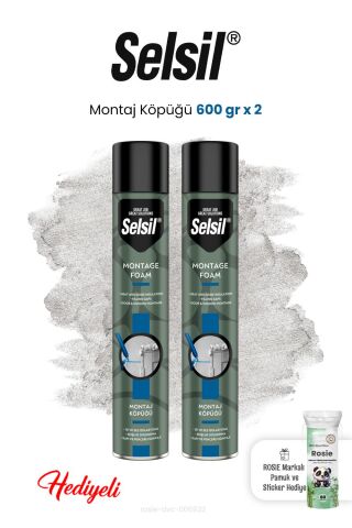 600 gr x 2 Montaj Köpüğü ve Rosie